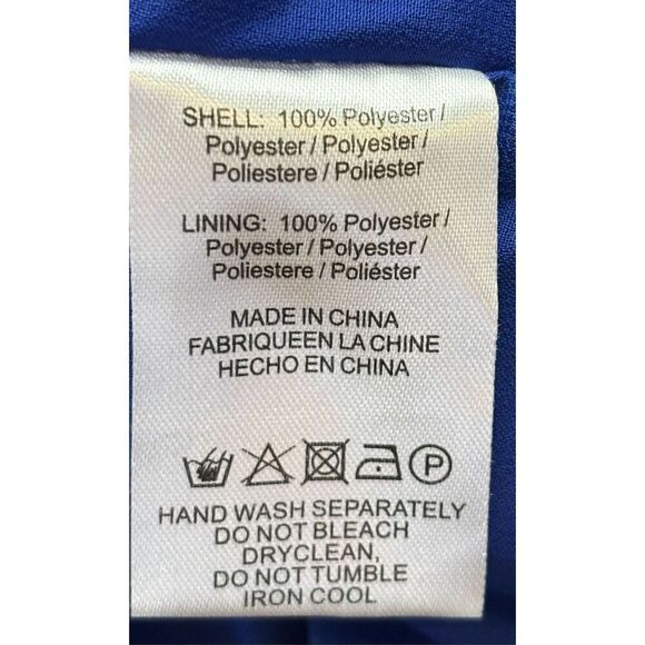 SAU LEE GIA PORECELAIN PRINT MINI DRESS in Blue & White NWT Size 4 - Picture 9 of 9